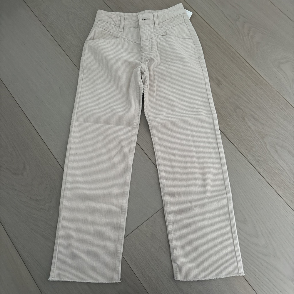 Forever 21 White Corduroys